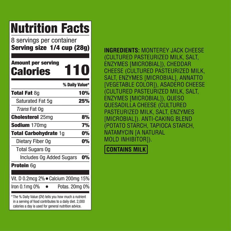 slide 3 of 4, Shredded Mexican-Style Cheese - 8oz - Good & Gather™, 8 oz