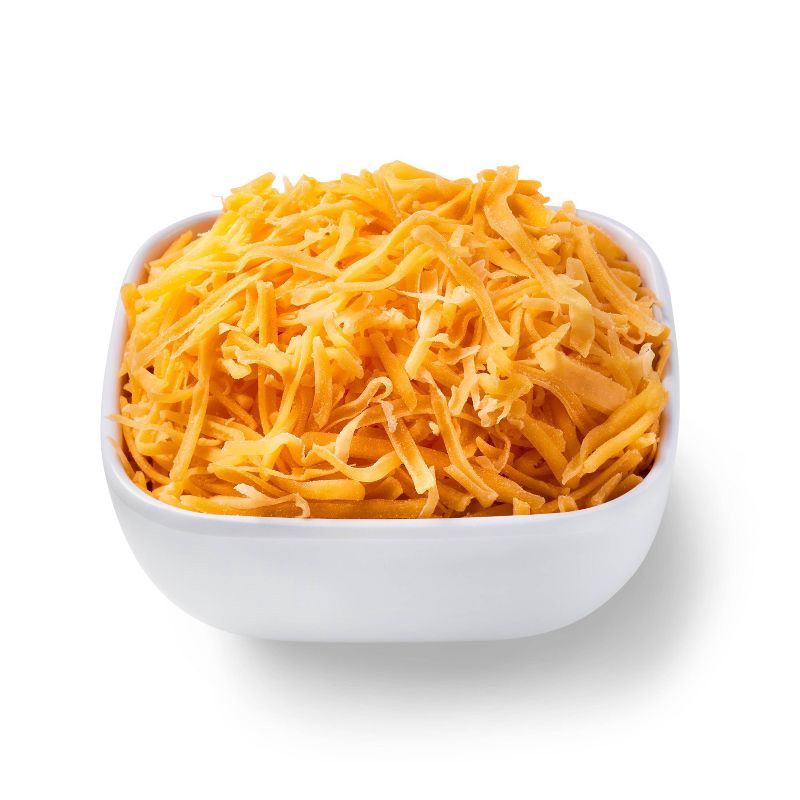 slide 3 of 3, Shredded Reduced Fat Sharp Cheddar Cheese - 7oz - Good & Gather™, 7 oz