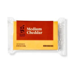 Medium Cheddar Cheese - 16oz - Good & Gather™