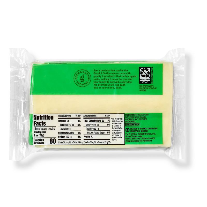 slide 2 of 4, Chunk Mozzarella Cheese - 16oz - Good & Gather™, 16 oz