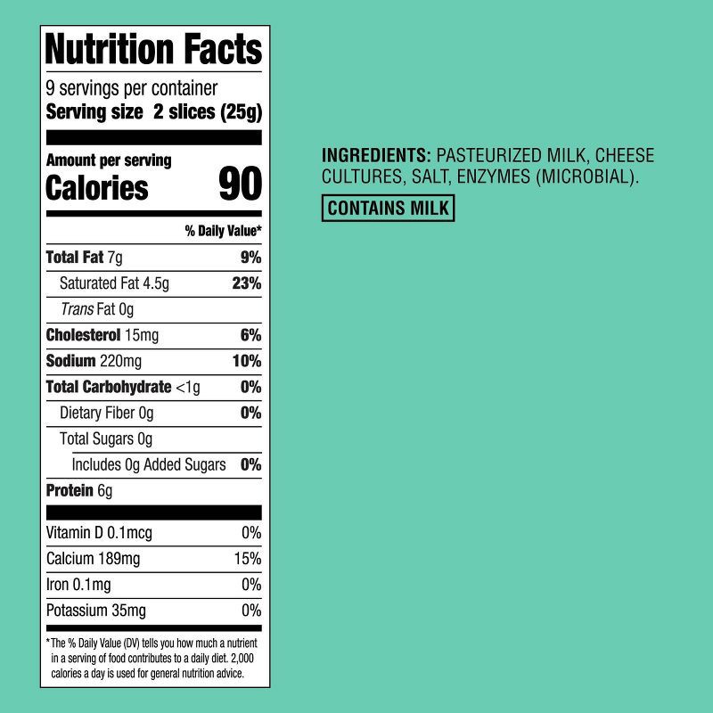 slide 4 of 4, Extra-Thin Provolone Deli Sliced Cheese - 8oz/18 slices - Good & Gather™, 8 oz