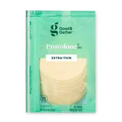 Extra-Thin Provolone Deli Sliced Cheese - 8oz/18 slices - Good & Gather™