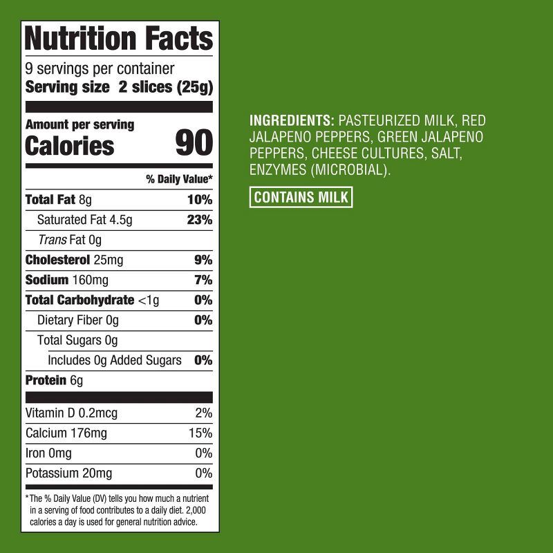 slide 4 of 4, Extra-Thin Pepper Jack Deli Sliced Cheese - 8oz/18 slices - Good & Gather™, 8 oz
