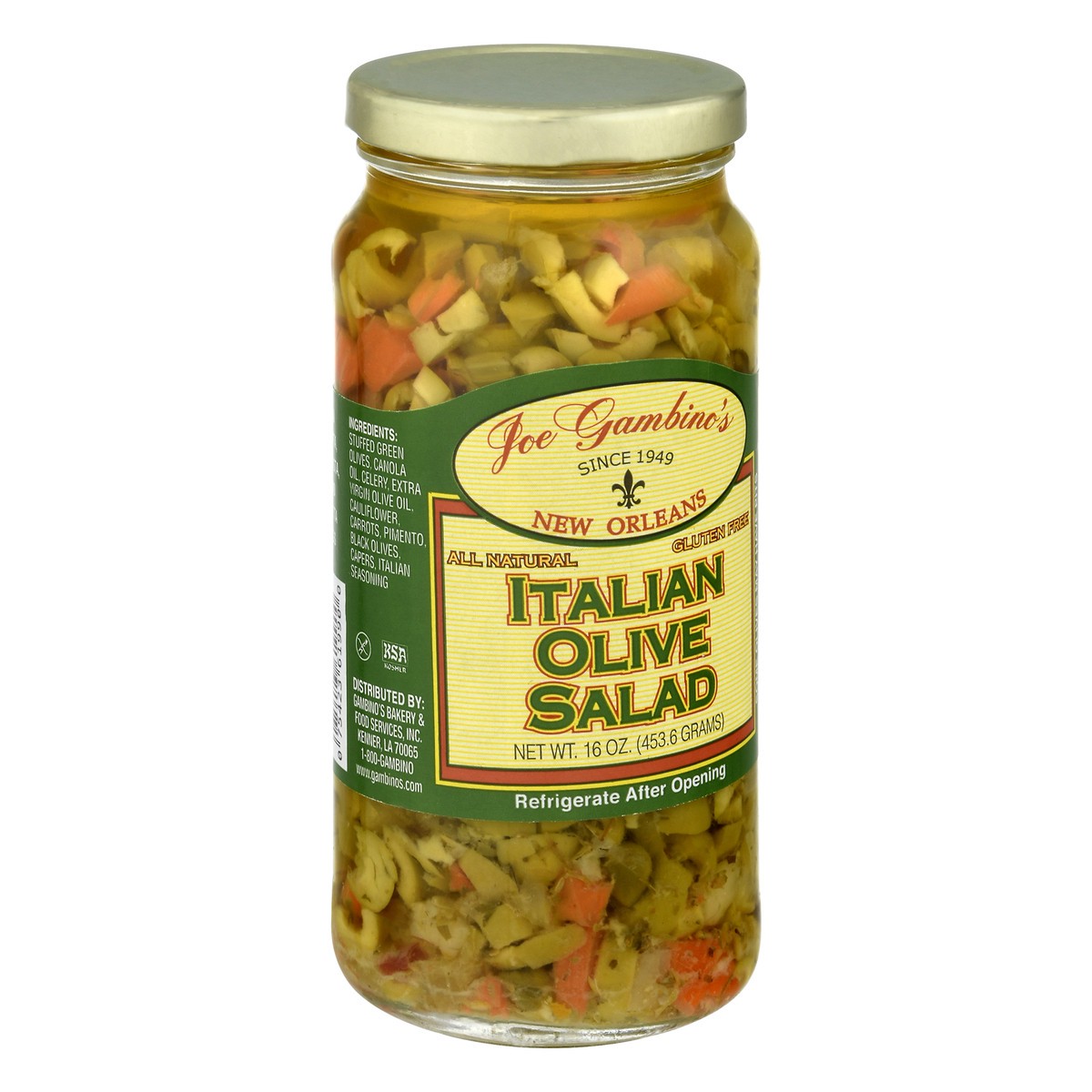 slide 2 of 10, Gambino's Olive Salad, Italian, 16 oz