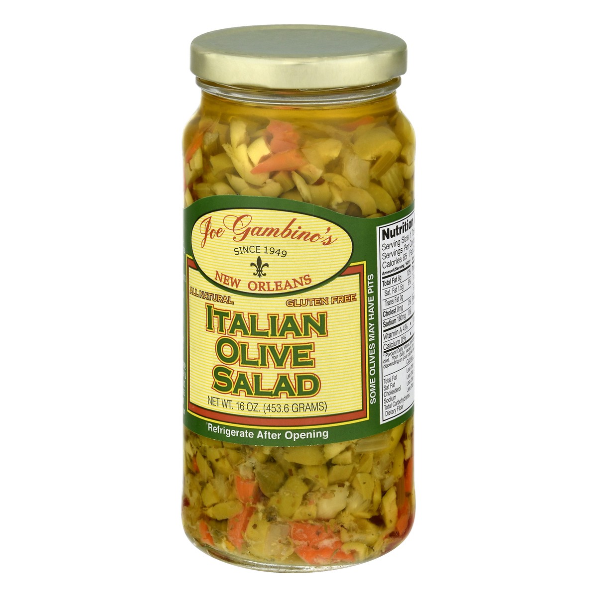 slide 3 of 10, Gambino's Olive Salad, Italian, 16 oz