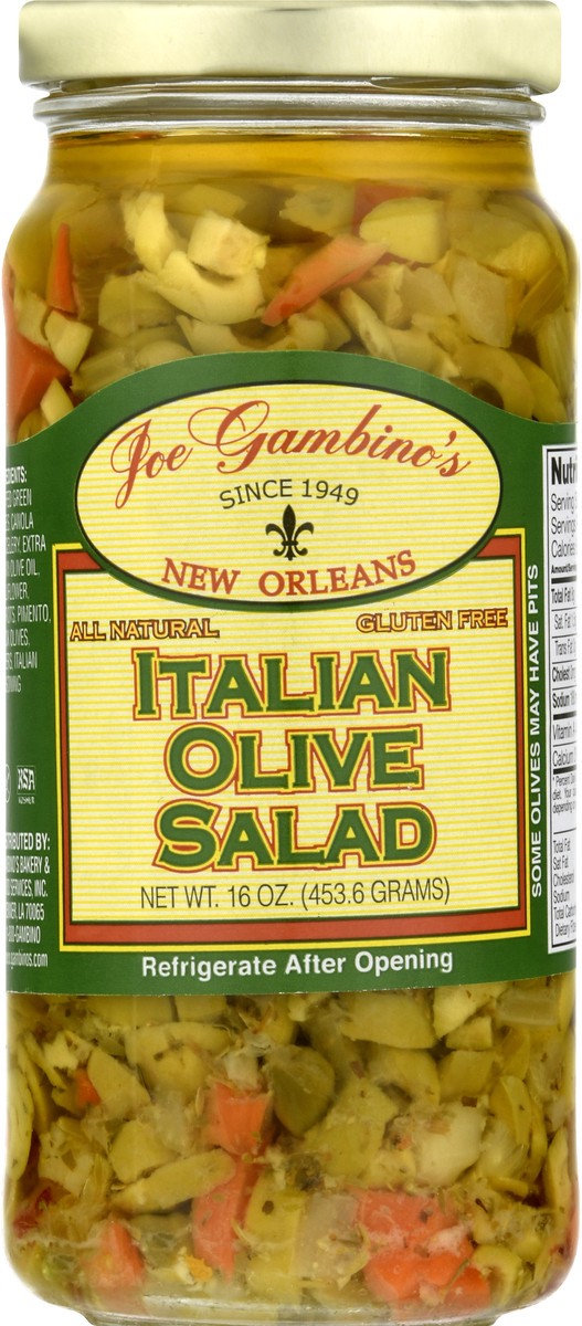 slide 9 of 10, Gambino's Olive Salad, Italian, 16 oz