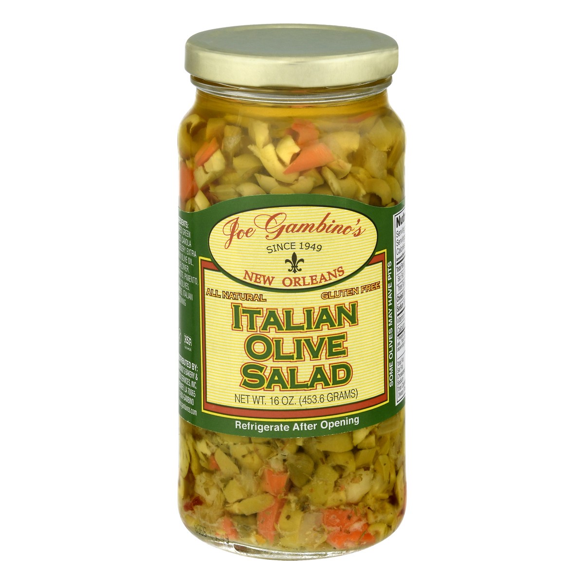slide 1 of 10, Gambino's Olive Salad, Italian, 16 oz