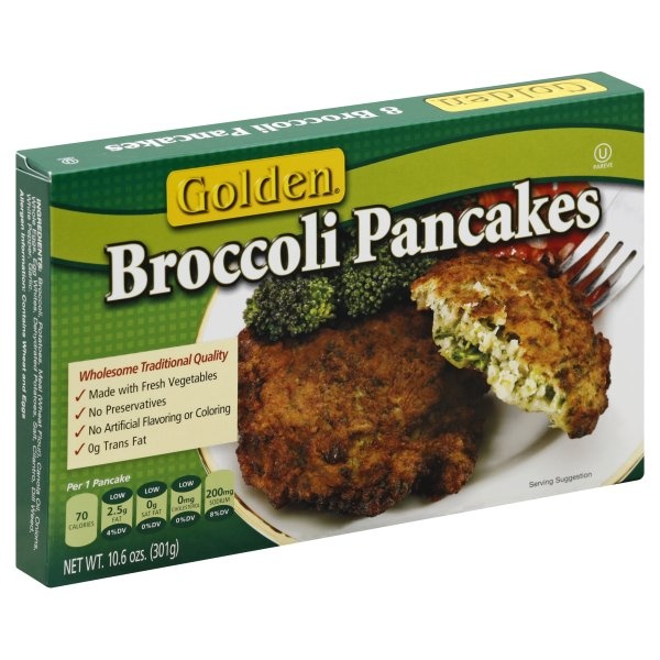 slide 1 of 1, Golden Potato Pancakes-Broccoli, 10.6 oz