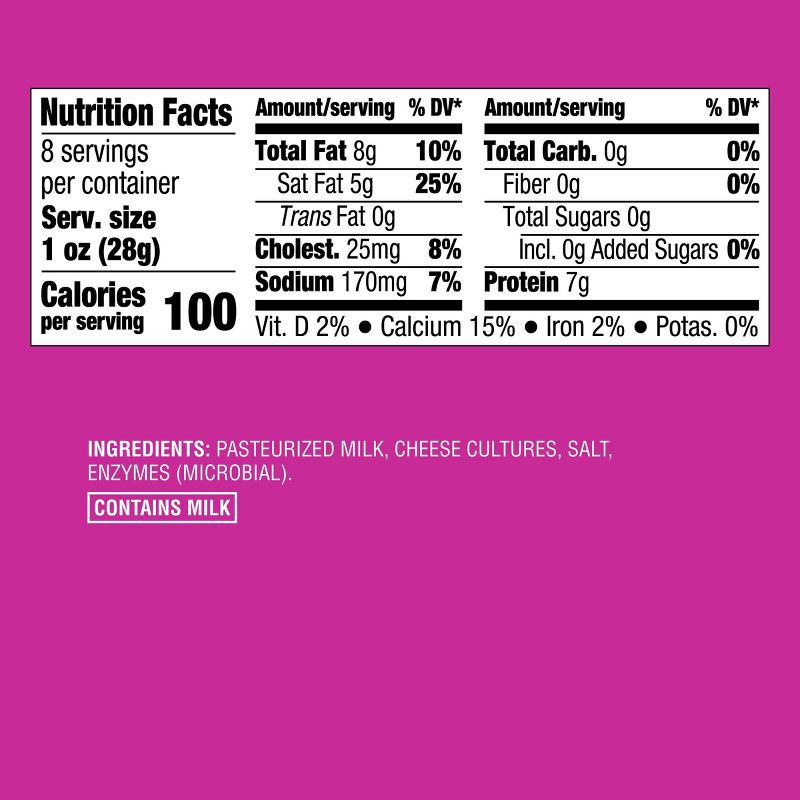 slide 4 of 4, Monterey Jack Cheese - 8oz - Good & Gather™, 8 oz