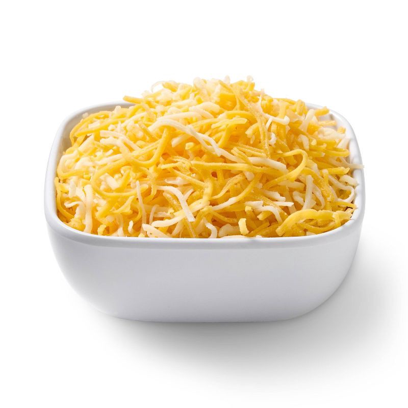 slide 2 of 3, Finely Shredded Cheddar Jack Cheese - 16oz - Good & Gather™, 16 oz