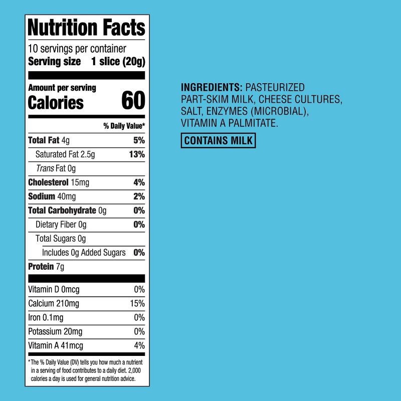 slide 4 of 4, Reduced Fat Swiss Deli Sliced Cheese - 7oz/10 slices - Good & Gather™, 7 oz
