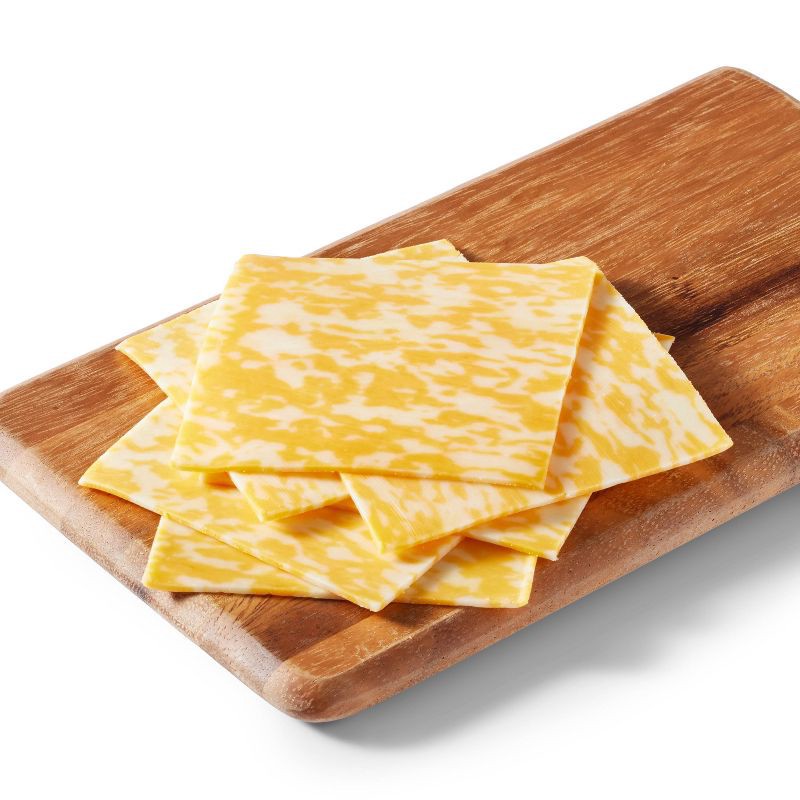 slide 3 of 4, Colby Jack Deli Sliced Cheese - 8oz/12 slices - Good & Gather™, 8 oz