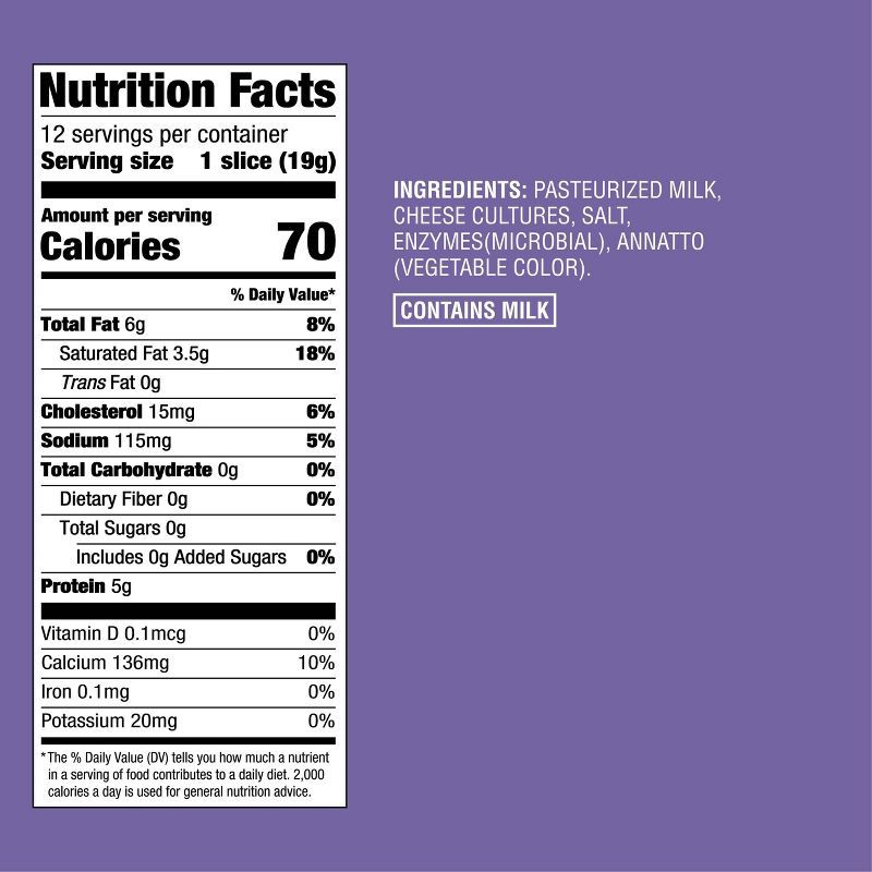 slide 4 of 4, Colby Jack Deli Sliced Cheese - 8oz/12 slices - Good & Gather™, 8 oz