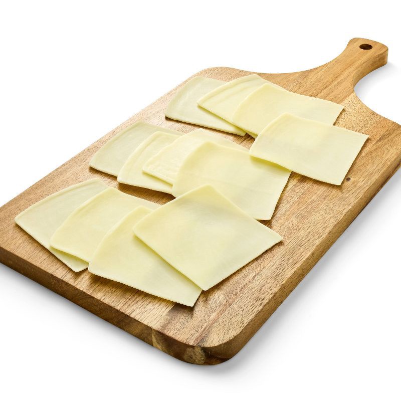 slide 3 of 3, Mozzarella Deli Sliced Cheese - 8oz/12 slices - Good & Gather™, 8 oz