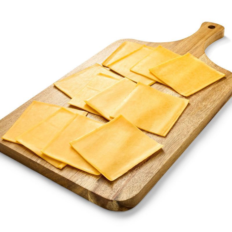 slide 3 of 3, Reduced Fat Sharp Cheddar Deli Sliced Cheese - 8oz/12 slices - Good & Gather™, 8 oz