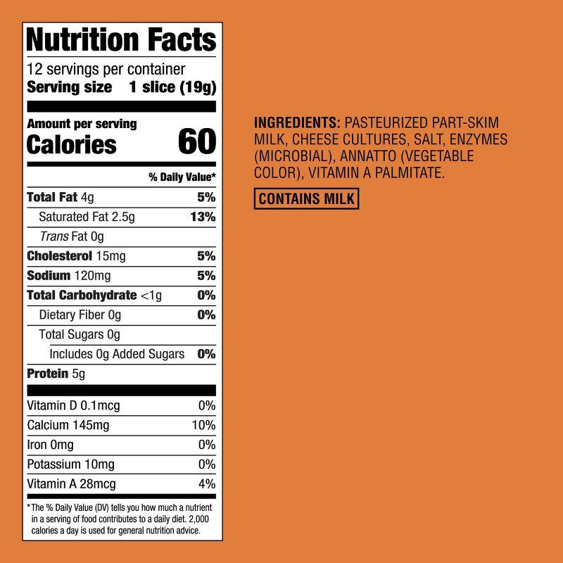 slide 4 of 4, Reduced Fat Mild Cheddar Deli Sliced Cheese - 8oz/12 slices - Good & Gather™, 8 oz