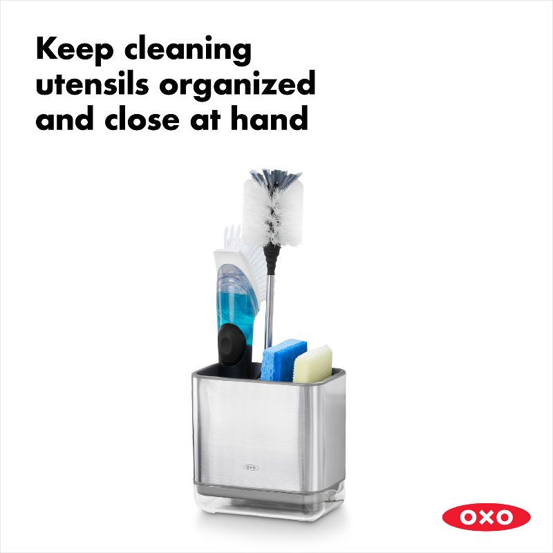 slide 2 of 12, OXO Stainless Steel Sink Caddy, 1 ct