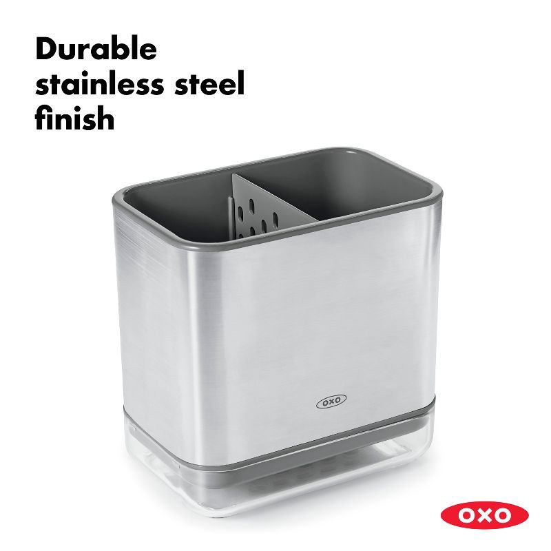 slide 5 of 12, OXO Stainless Steel Sink Caddy, 1 ct