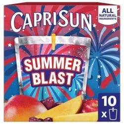 Capri Sun Summer Blast Passionfruit Mango Juice Boxes - 10pk/6 fl oz Pouches