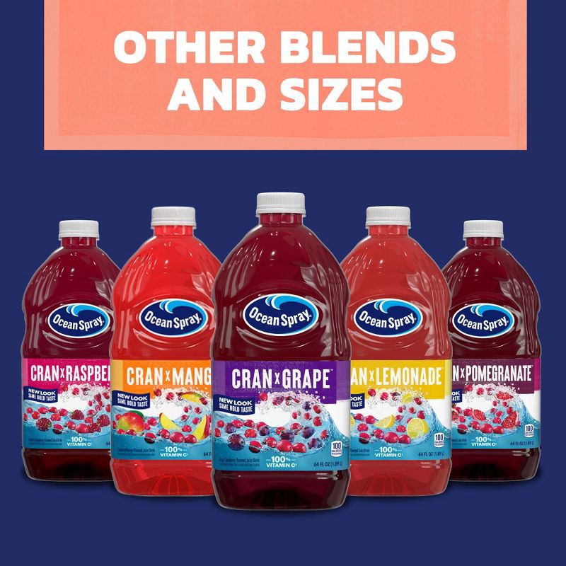 slide 8 of 9, Ocean Spray White Cran-Peach Juice Drink - 64 fl oz Bottle, 64 fl oz