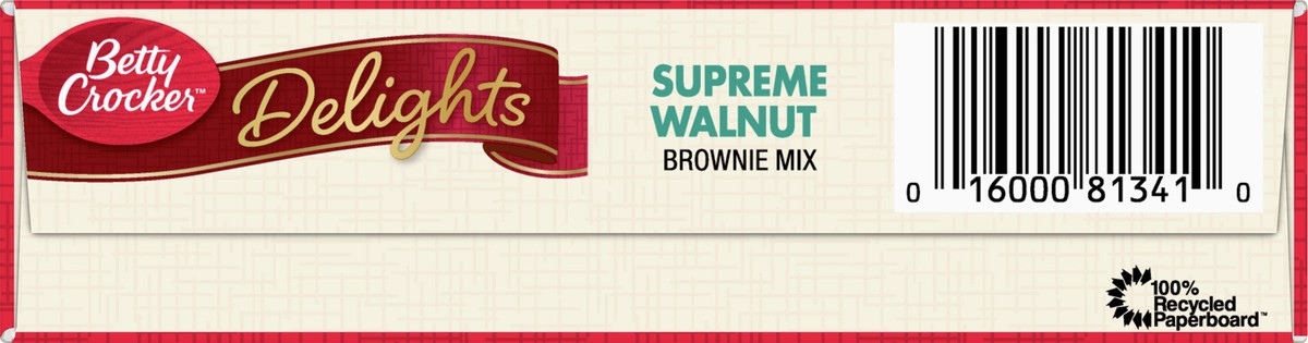 slide 13 of 13, Betty Crocker Delights Supreme Walnut Brownie Mix, 16.5 oz., 16.5 oz