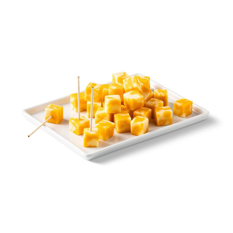 slide 3 of 3, Colby Jack Cheese Cubes - 8oz - Good & Gather™, 8 oz