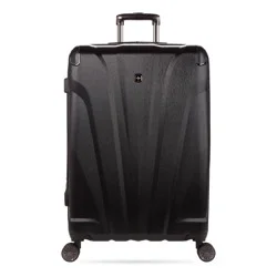 SWISSGEAR Cascade Hardside Large Checked Suitcase - Black