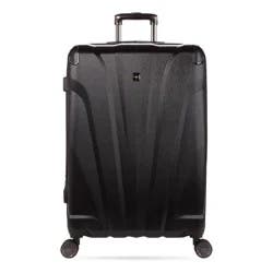 SWISSGEAR Cascade Hardside Large Checked Suitcase - Black