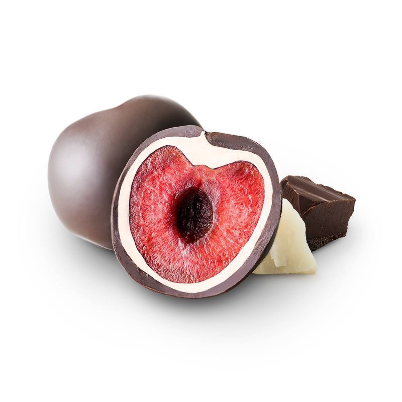 slide 5 of 7, Tru Fru White & Dark Chocolate Frozen Whole Cherries - 8oz, 8 oz