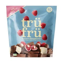 Tru Fru White & Milk Chocolate Frozen Whole Raspberries - 8oz