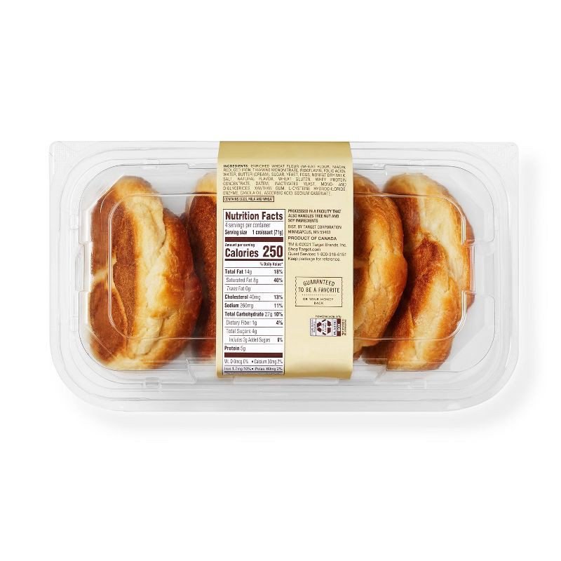 slide 2 of 3, Butter Croissants - 10oz/4ct - Favorite Day™, 4 ct; 10 oz