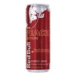 Red Bull Peach Energy Drink - 12 fl oz Can