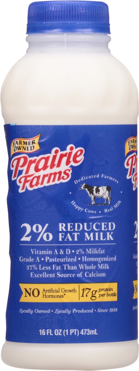 slide 10 of 14, Prairie Farms 2% Reduced Fat Milk 16 fl oz, 16 fl oz