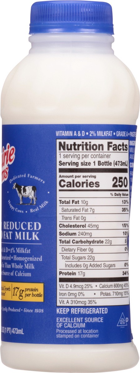 slide 11 of 14, Prairie Farms 2% Reduced Fat Milk 16 fl oz, 16 fl oz