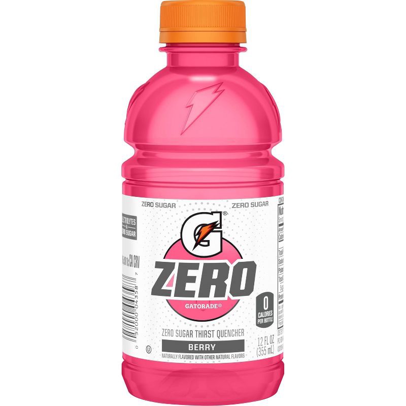 slide 4 of 5, Gatorade Zero Mixed Flavor Variety Pack Sports Drink - 18pk/12 fl oz Bottles, 18 ct; 12 fl oz