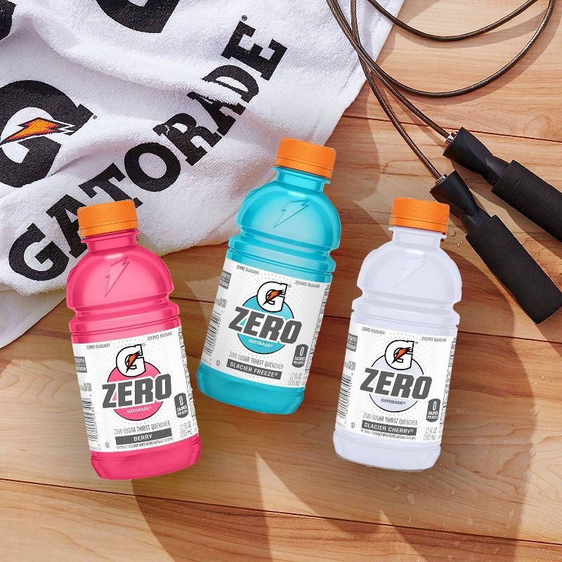 slide 5 of 5, Gatorade Zero Mixed Flavor Variety Pack Sports Drink - 18pk/12 fl oz Bottles, 18 ct; 12 fl oz