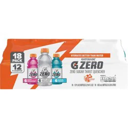 Gatorade Zero Mixed Flavor Variety Pack Sports Drink - 18pk/12 fl oz Bottles