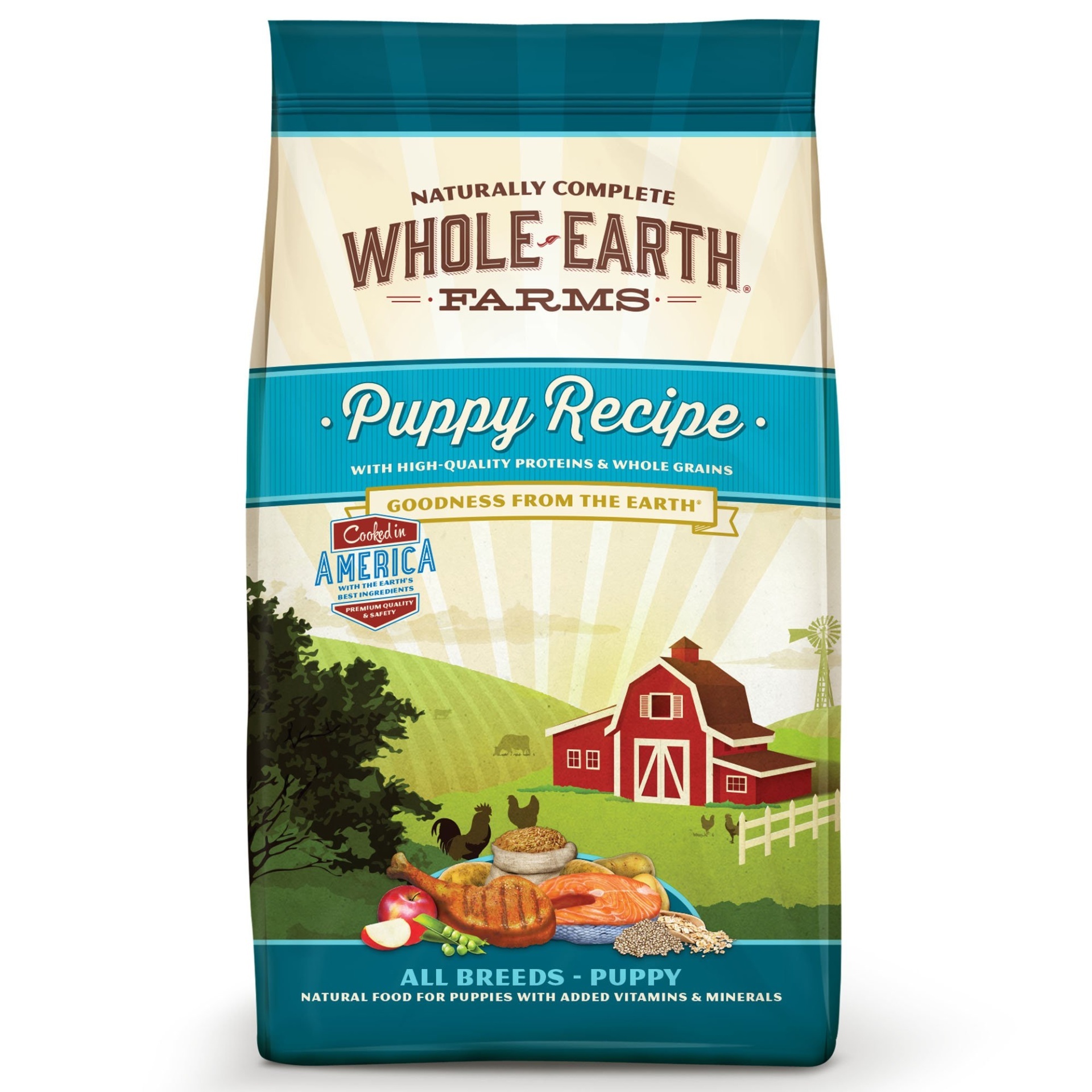 slide 1 of 1, Whole Earth Farms Dry Puppy Food, 4 lb