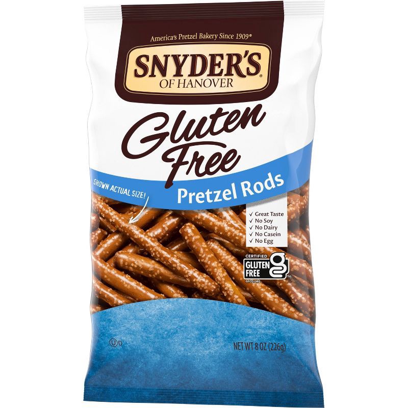 slide 5 of 5, Snyder's of Hanover Gluten Free Pretzels Gluten Free Rods - 8oz, 8 oz