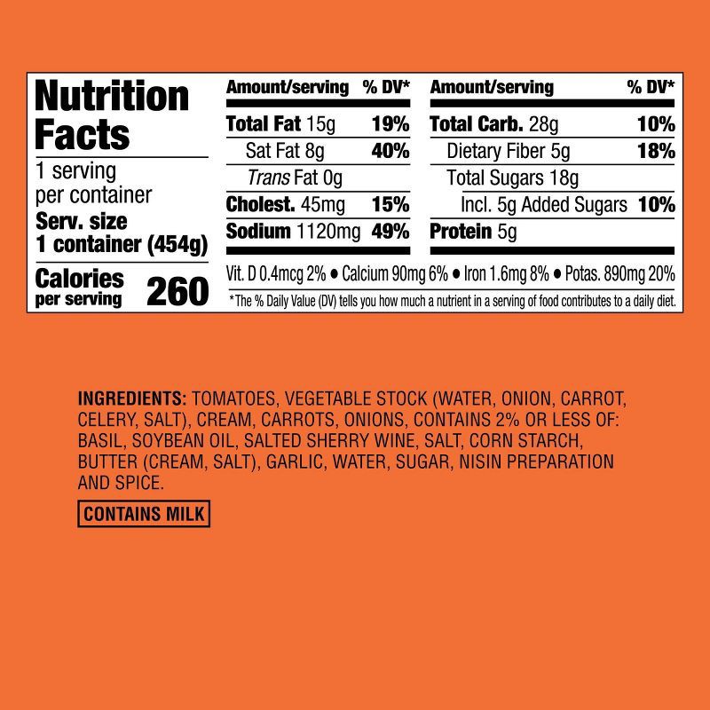 slide 4 of 4, Creamy Tomato Basil Soup - 16oz - Good & Gather™, 16 oz