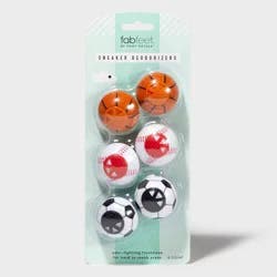 Fab Feet Women's by Foot Petals Sneakers Deodorizer Soccer/Basketball/Baseball - 3 pairs: Shoe Odors Eliminator, Plastic Material