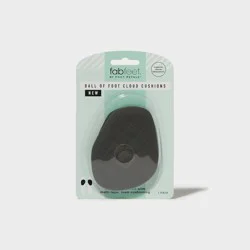 Fab Feet Women's by Foot Petals Ball of Foot Cloud Shoe Cushion Gray - 1 pair: Polyurethane Foam Shoe Pads, Accessories