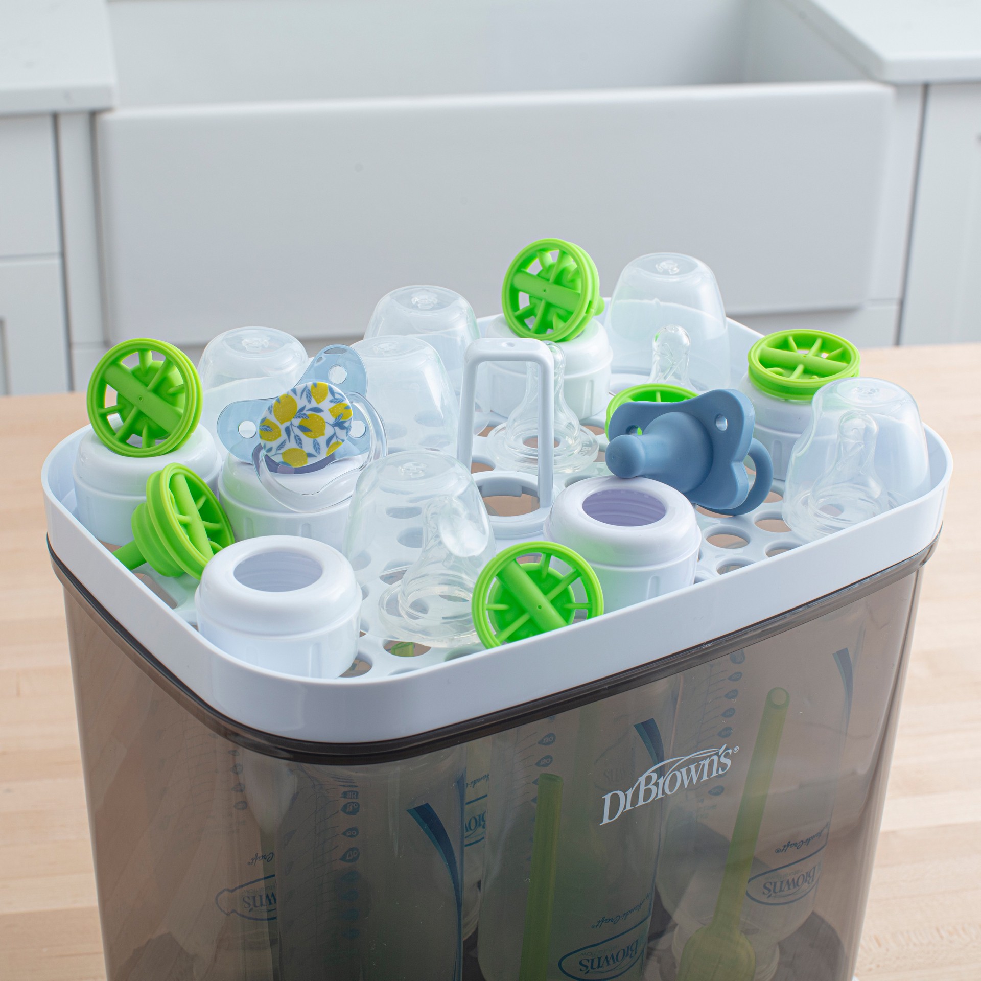 slide 14 of 21, Dr. Brown's Bottle Sterilizer & Dryer, 1 PK