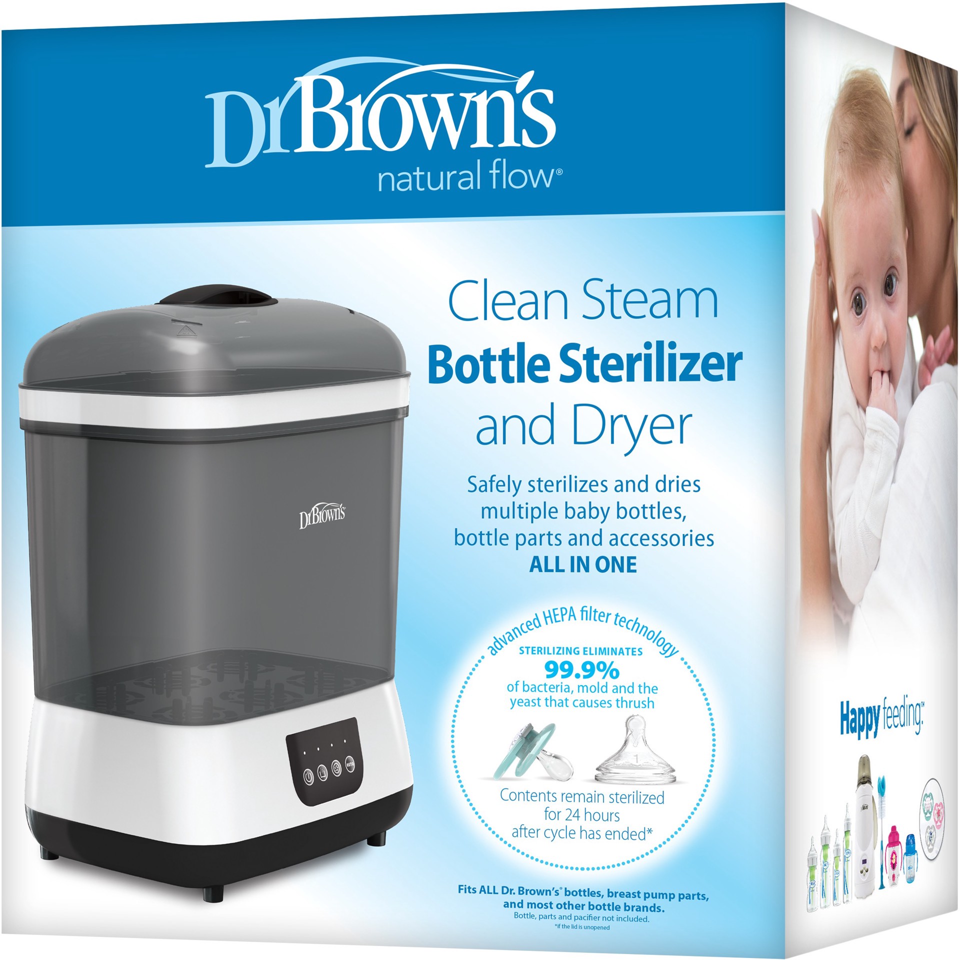 slide 7 of 21, Dr. Brown's Bottle Sterilizer & Dryer, 1 PK