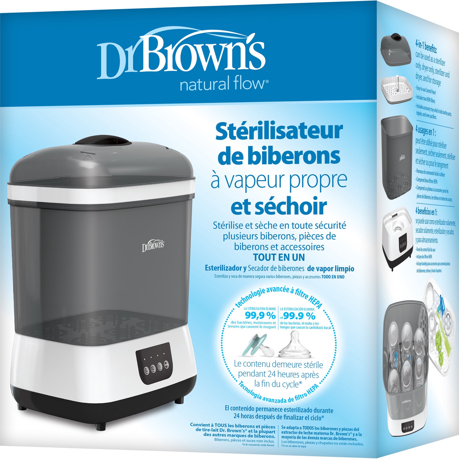 slide 9 of 21, Dr. Brown's Bottle Sterilizer & Dryer, 1 PK