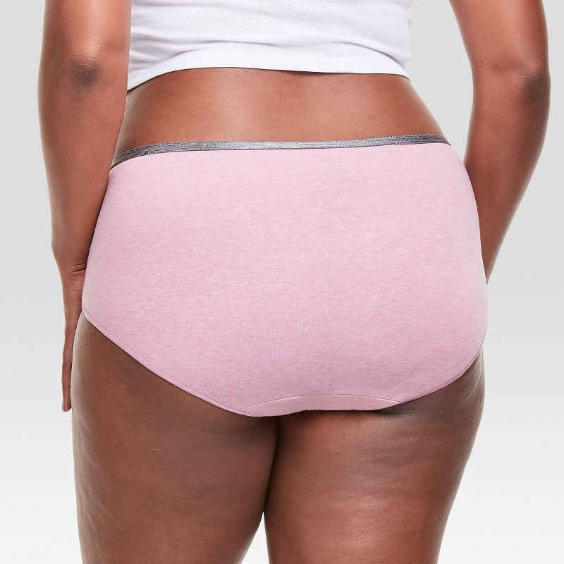 Hanes Women's 10pk Cool Comfort Cotton Stretch Briefs Underwear - 6 : Target