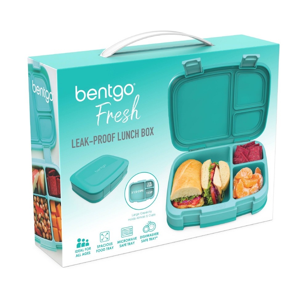 slide 2 of 5, Bentgo Fresh Leakproof Lunch Box - Aqua, 1 ct