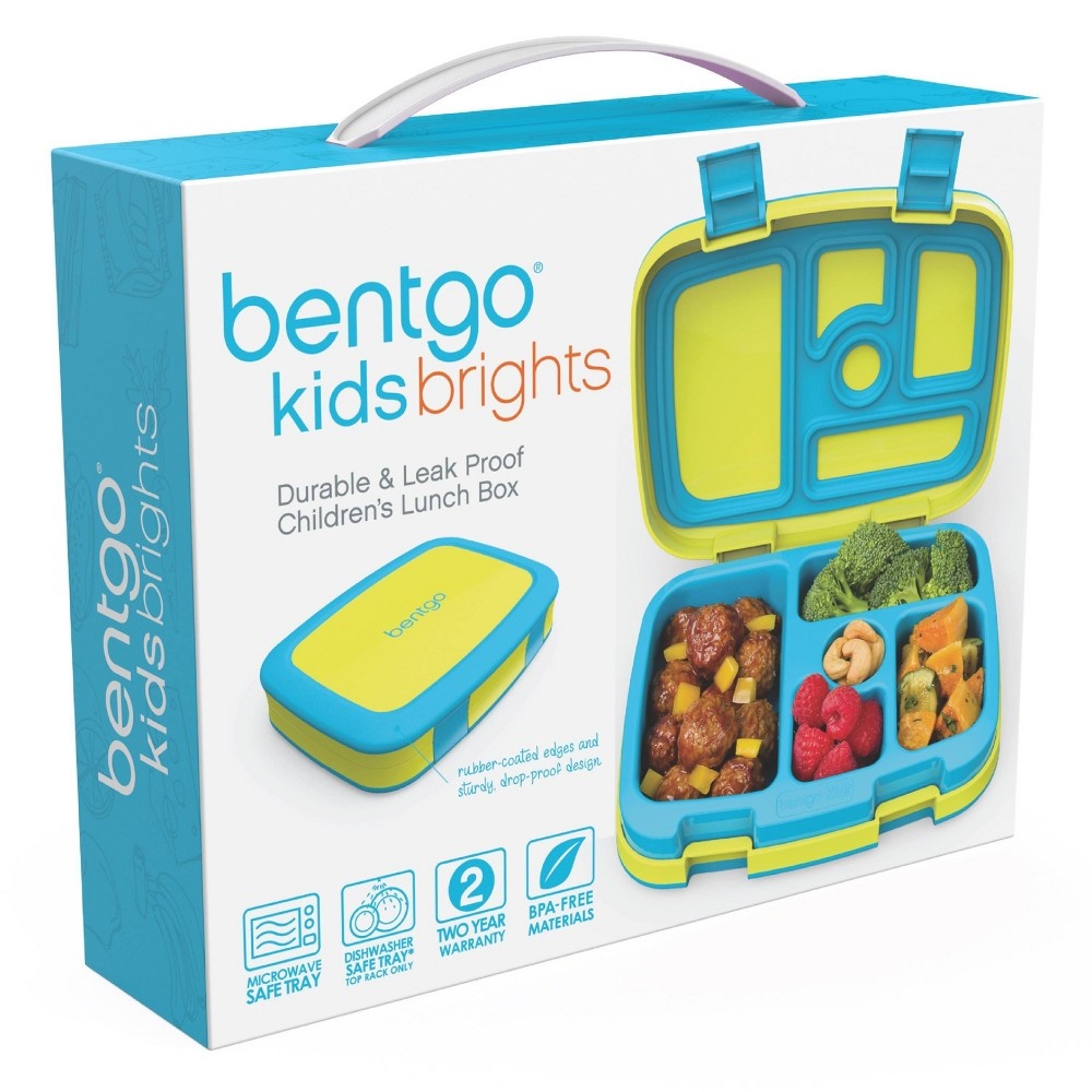 slide 2 of 7, Bentgo Kids' Leakproof Lunch Box - Citrus Yellow, 1 ct