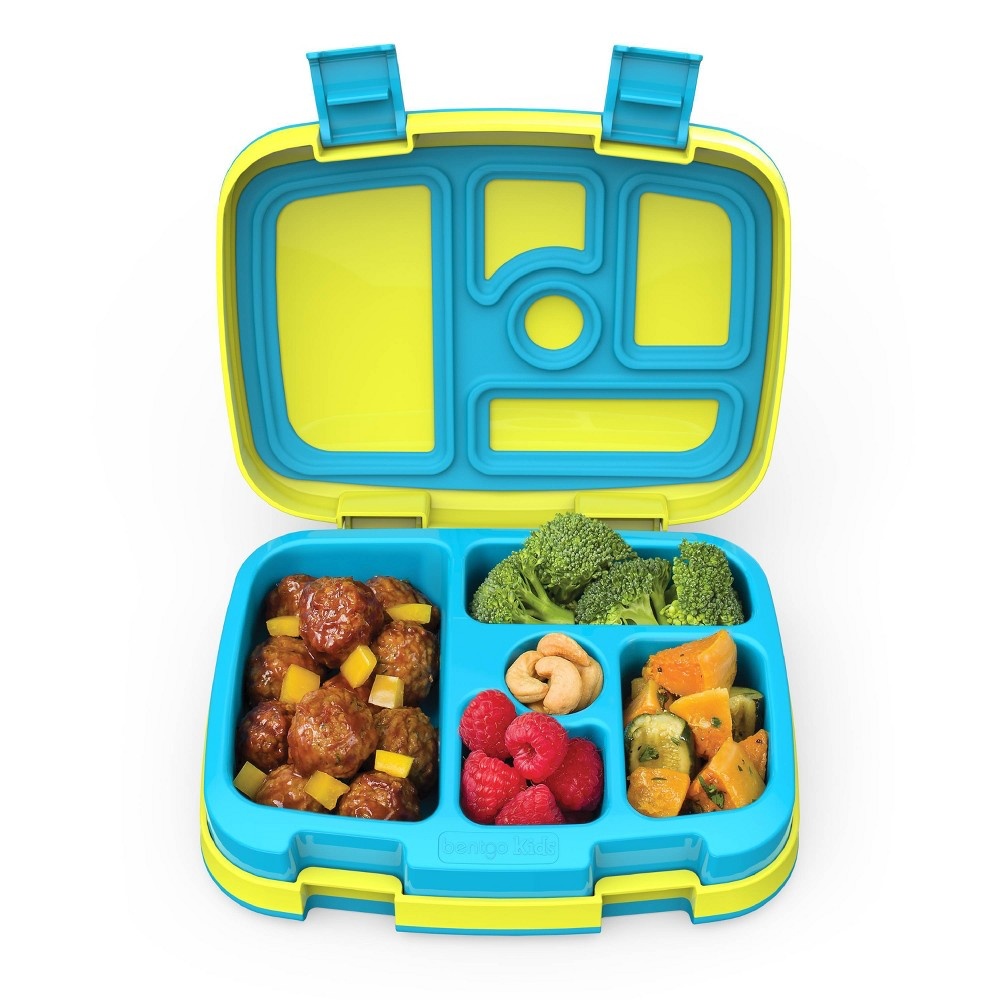 slide 3 of 7, Bentgo Kids' Leakproof Lunch Box - Citrus Yellow, 1 ct