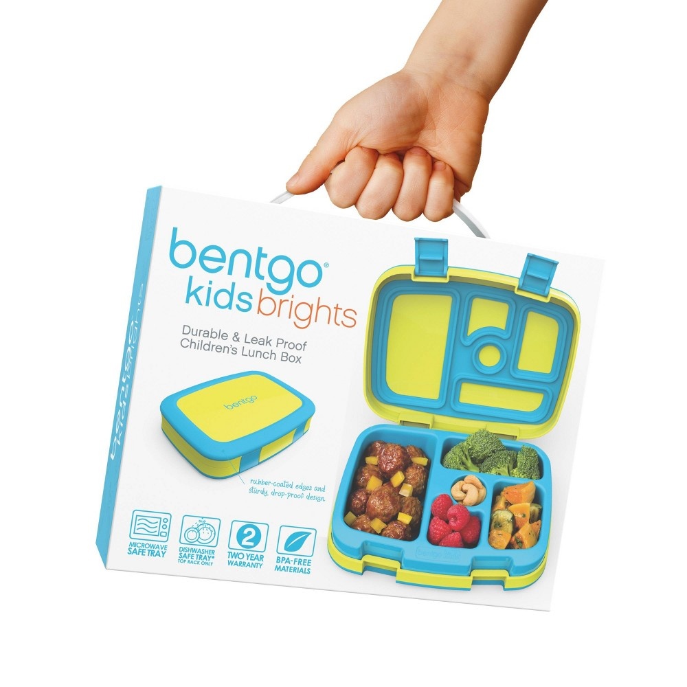 slide 6 of 7, Bentgo Kids' Leakproof Lunch Box - Citrus Yellow, 1 ct